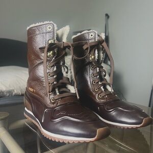 Puma Dark Brown Fur-Lined Boots
